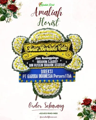 Papan Bunga Duka di Serdang Kulon