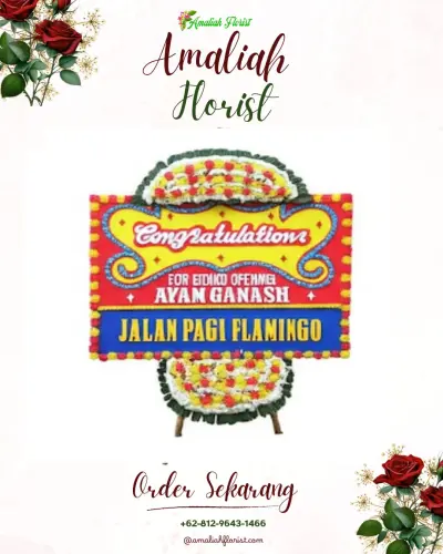 Bunga Papan Congratulation di Serdang Kulon